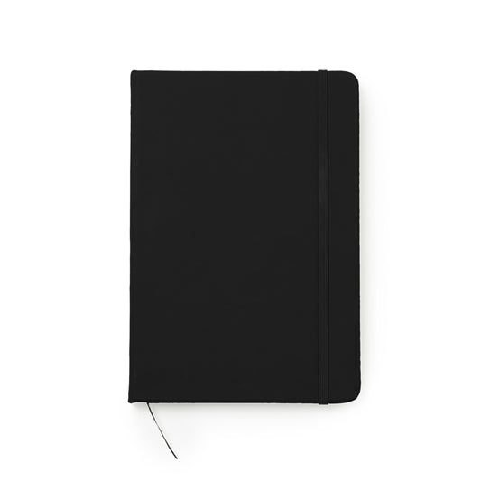 Lined A5 Black  hardcover notebook