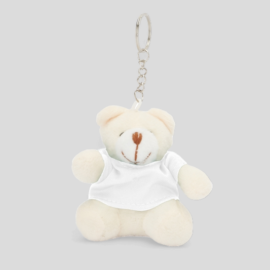 Teddy Bear Keyring With Sublimation T-Shirt