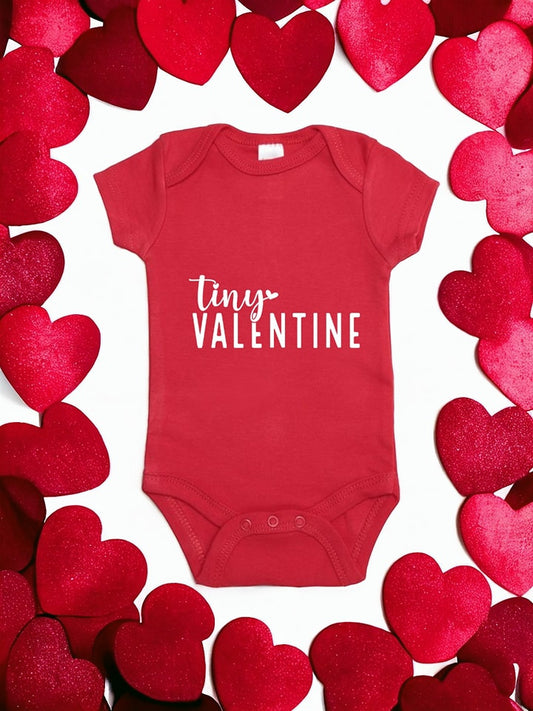 PERSONALISED Tiny Valentine Baby Vest