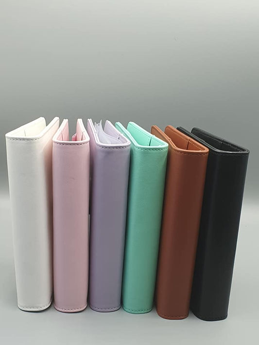 A6 Binder with four plastic zip pouches