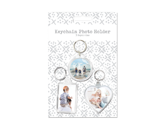 Keyring Photo Holder - 3 Pack
