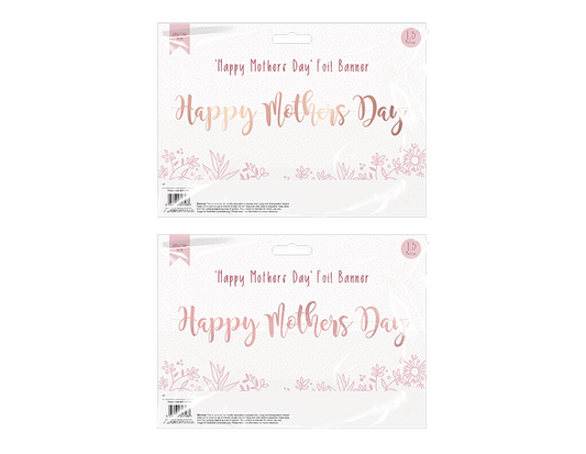 Happy Mother's Day Foil Banner