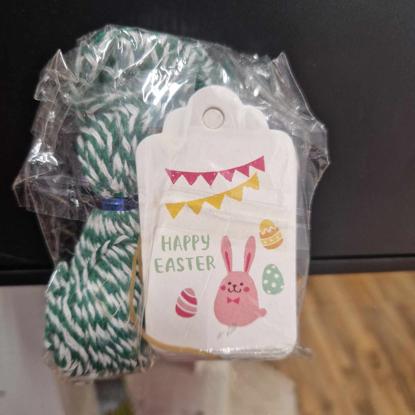 Bag of Easter Tags With Ribbon