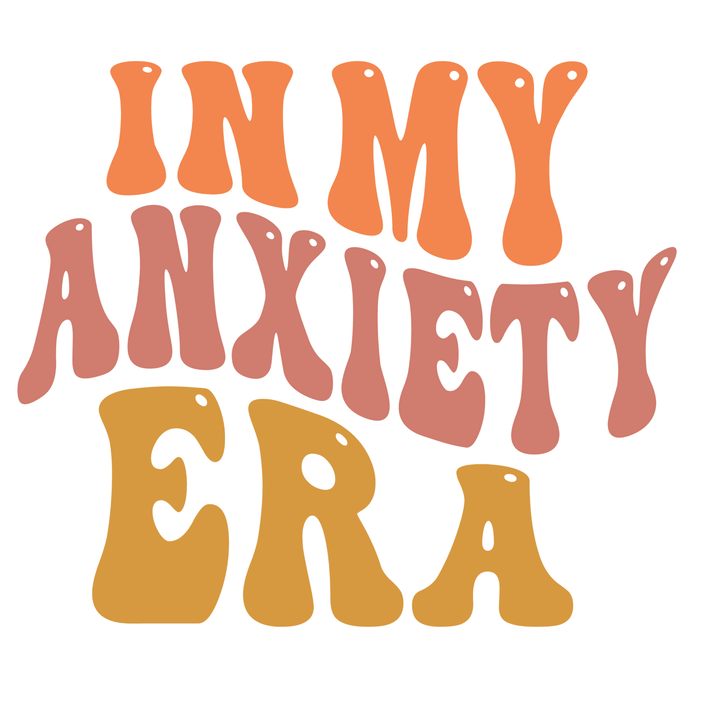 Anxiety UV DTF Single Transfers