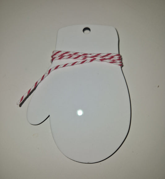 MDF Sublimation Mitten with string