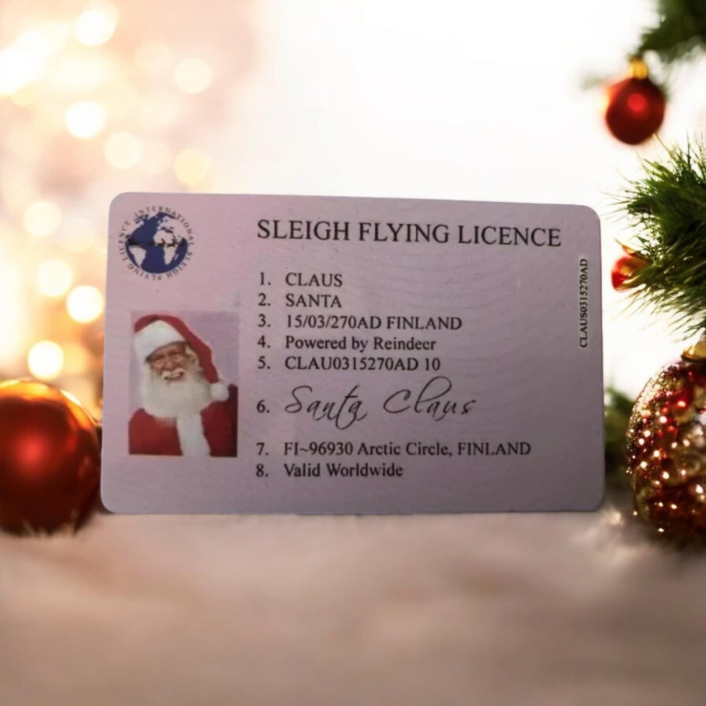 New Design Santa License