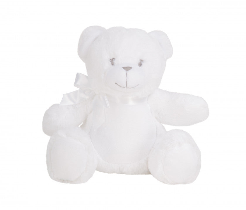 White Bear - Mumbles Print Me Mini Teddies