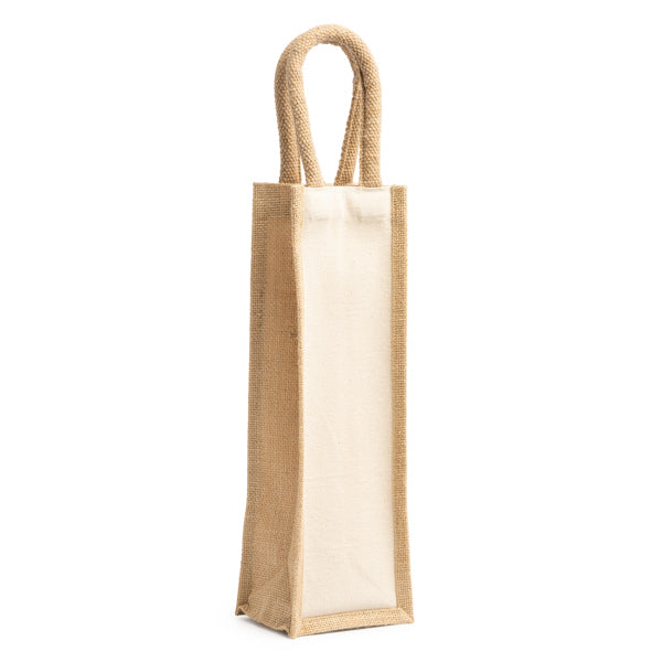 Jute & Cotton Bottle Bag