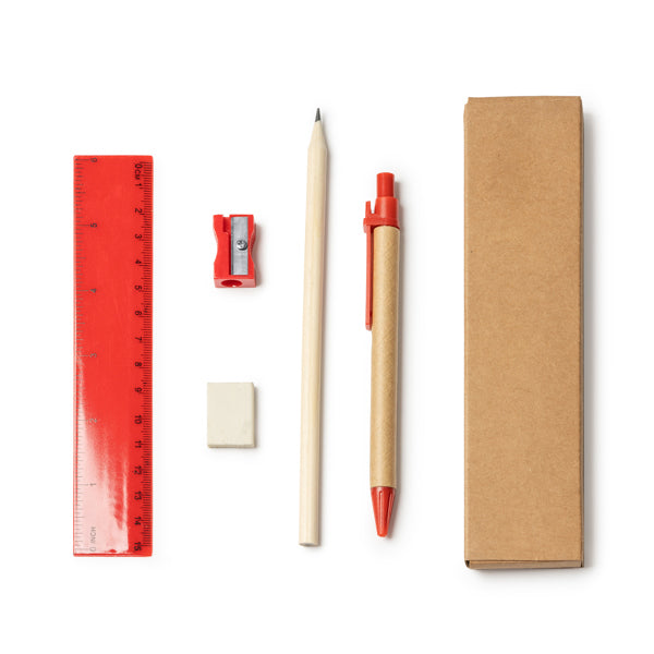 Stationery Set - Red