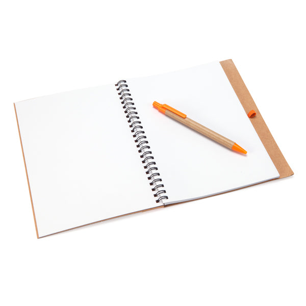 Hardcover Notebook With Pen