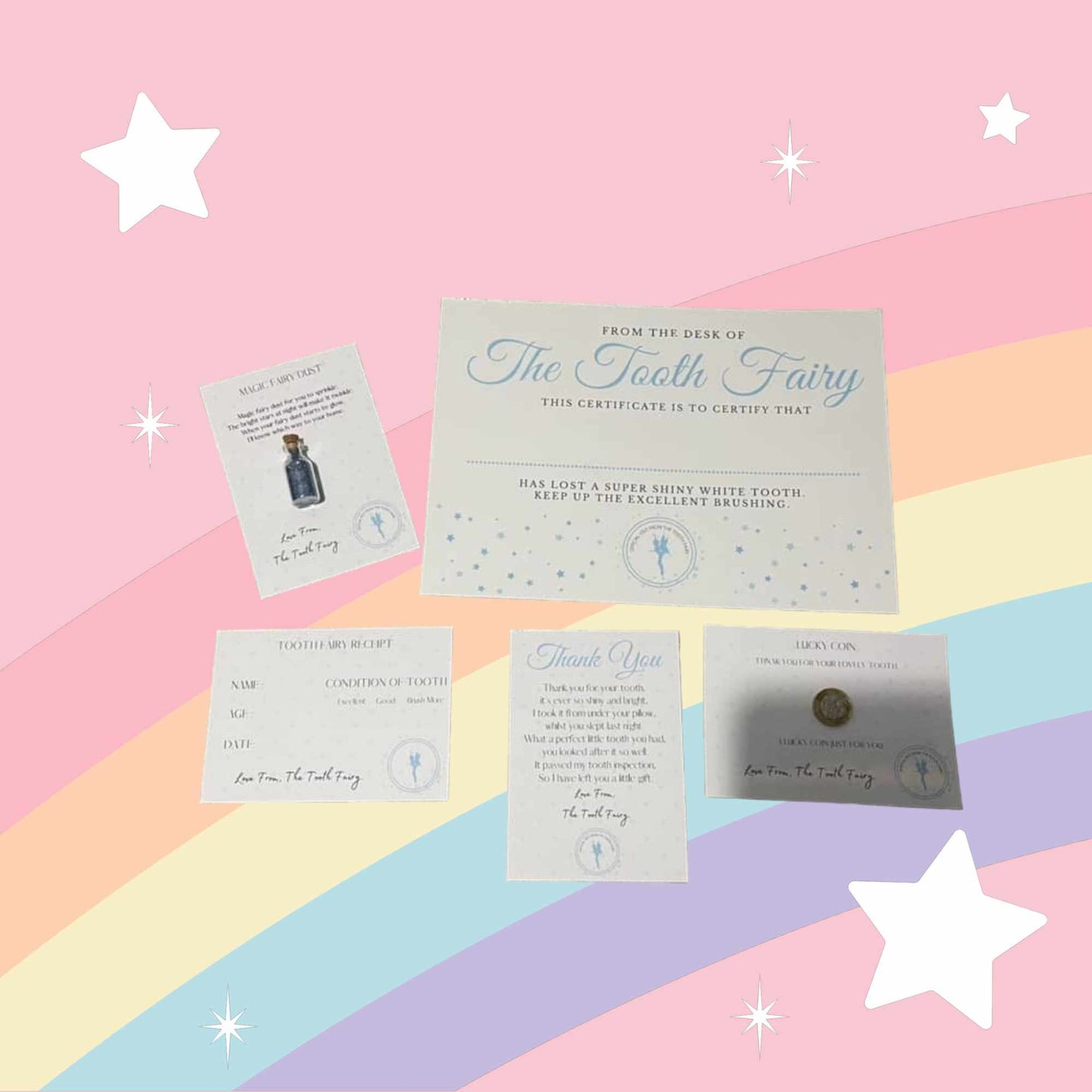 DIGITAL FILE - Tooth Fairy Bundle BLUE