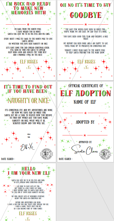 DIGITAL FILE - Elf Bundle