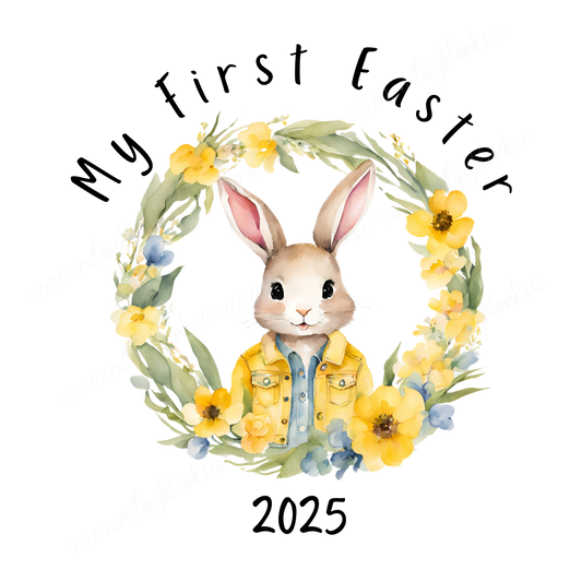 DIGITAL FILE - My First Easter 2025 Black Text