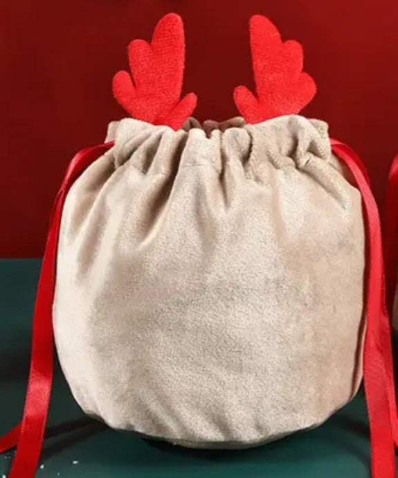 Velvet Reindeer Bags