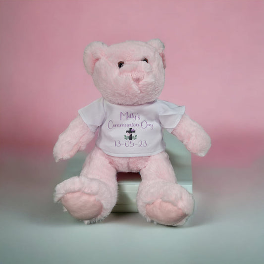 PERSONALISED Luxury T-Shirt Teddy Bear