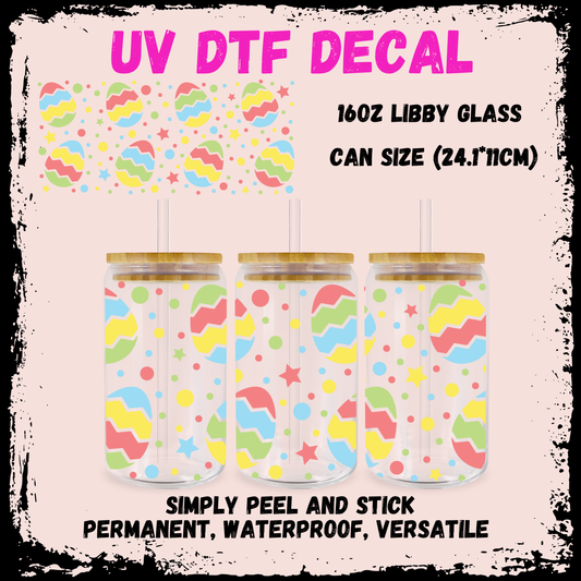 Easter UV DTF - Pastel Easter Eggs