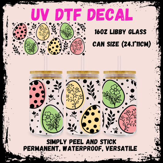 Easter UV DTF - Dark Eggs