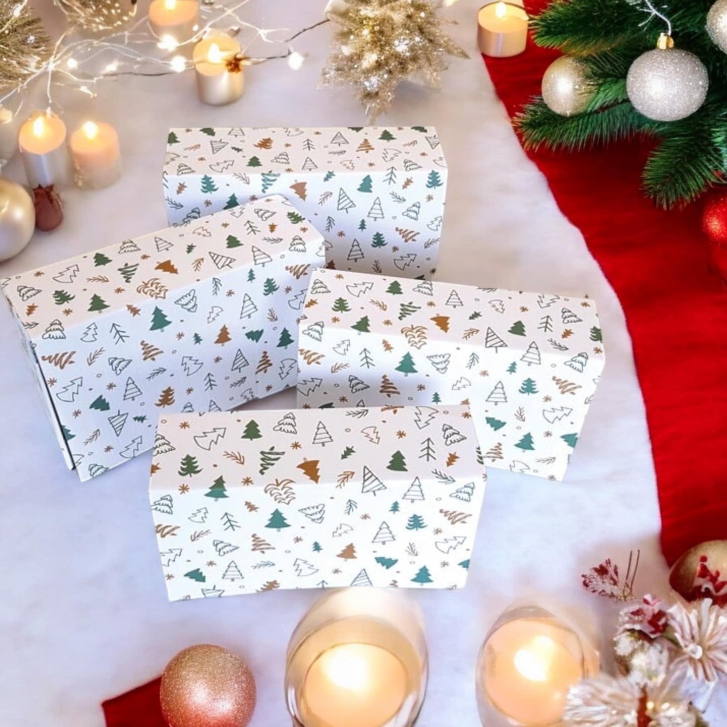 Christmas Gift Boxes x4