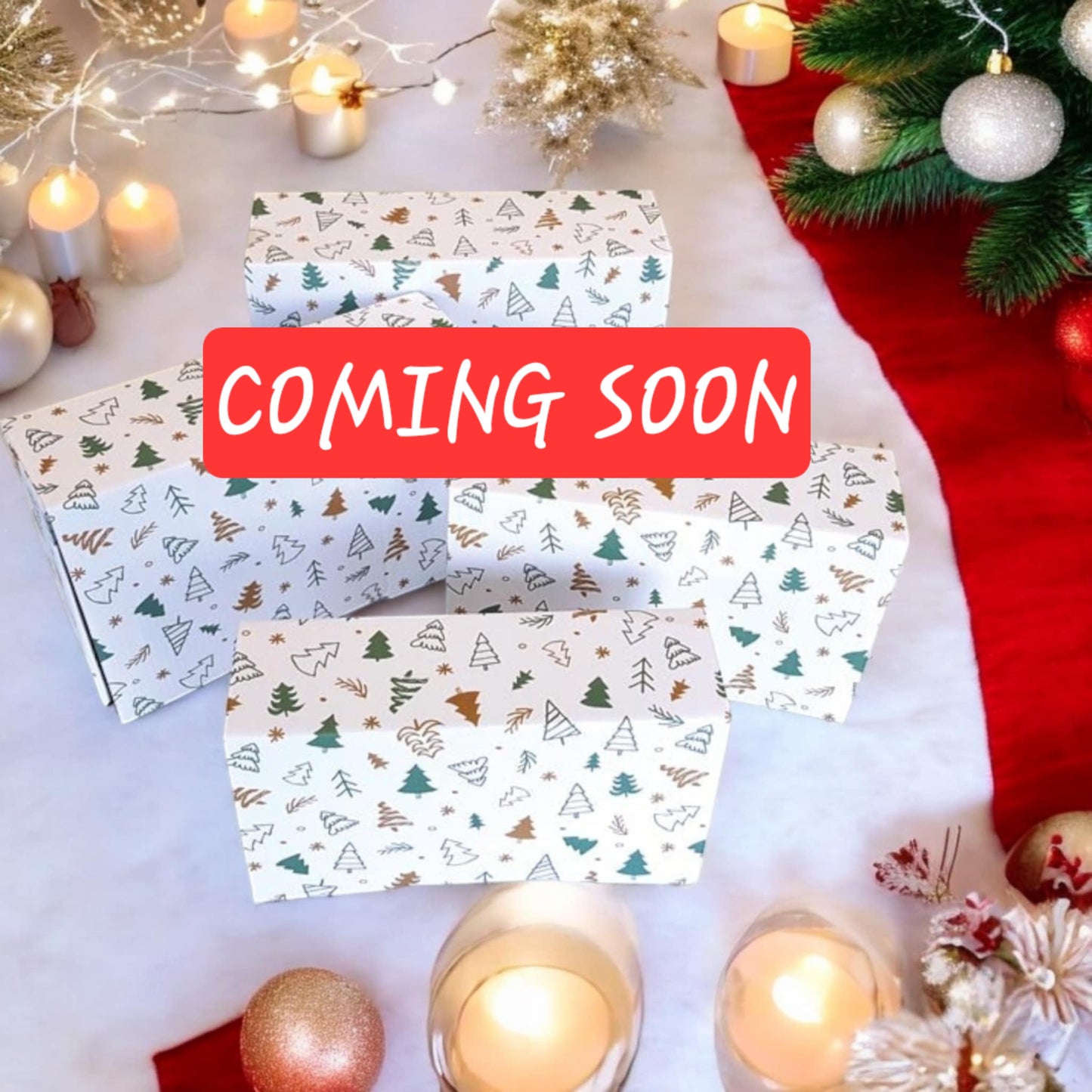 Christmas Gift Boxes x4