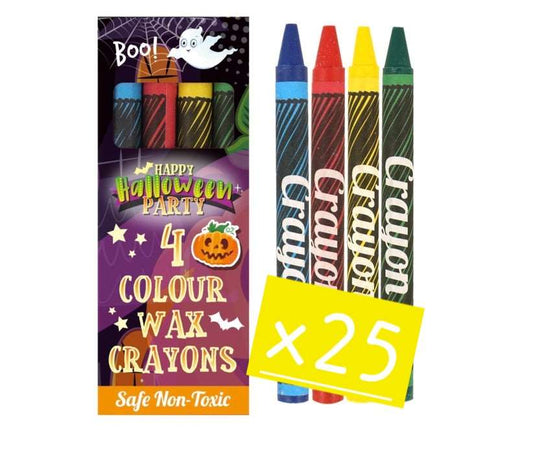 25* Halloween Crayon Mini Packets