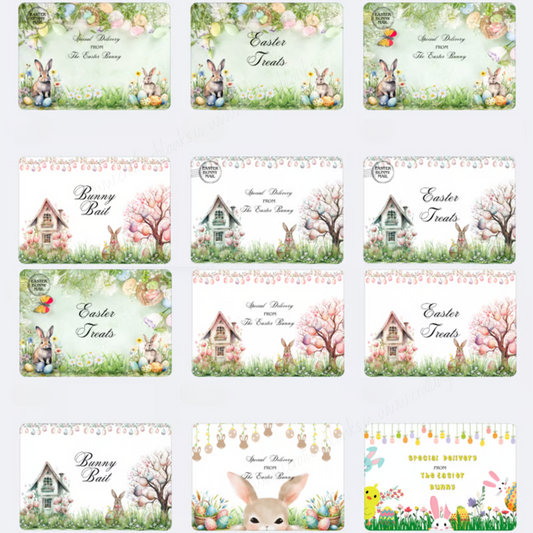 DIGITAL FILE - Easter Treat Packets & Bunny Bait