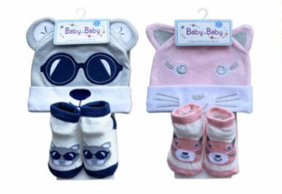 Soft Hat & Bootie Set