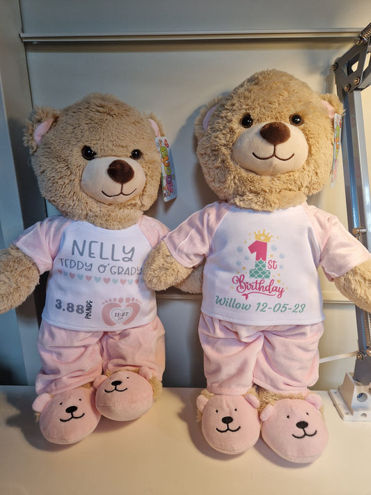 PERSONALISED Pyjamas Teddy