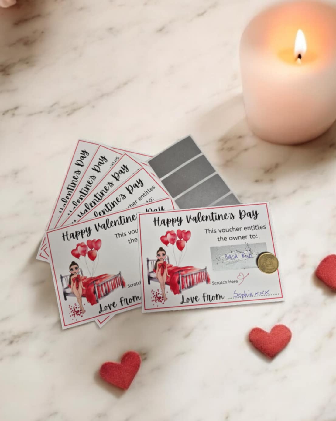 Exclusive Valentine's Day Scratch Cards