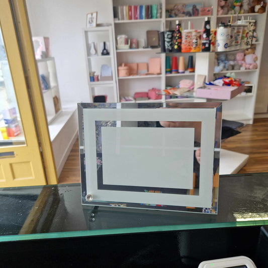 Mirrored Sublimation Glass Frame