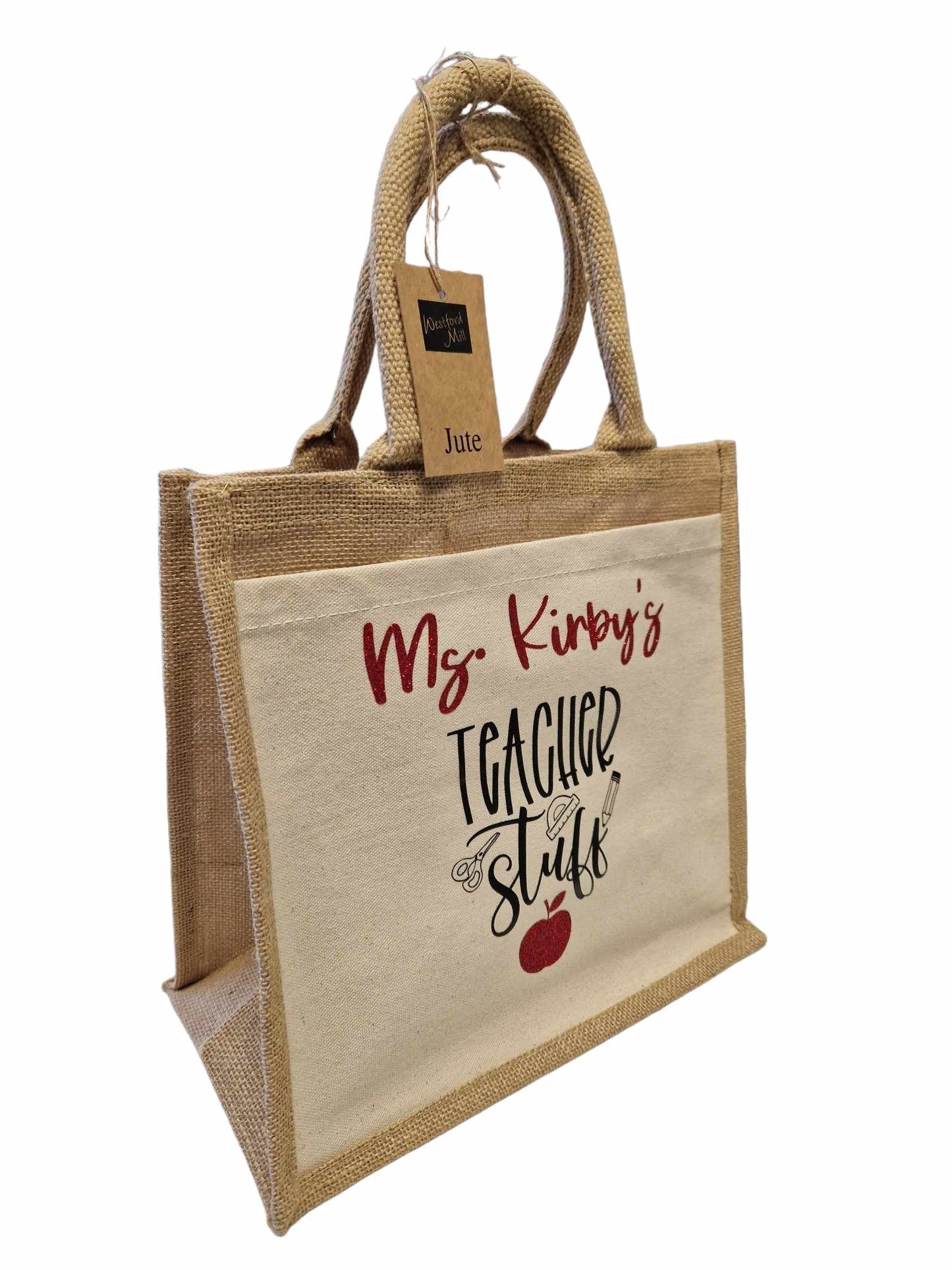 PERSONALISED Teacher Pocket Gift Bag