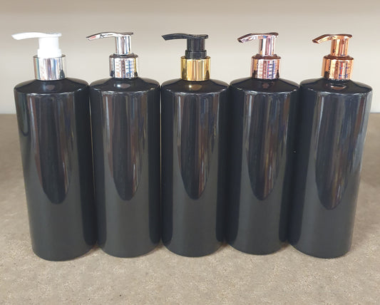 Black Pump Bottles (500ml)