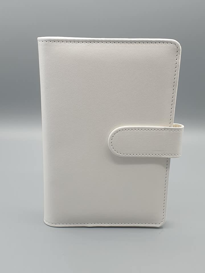 A6 Binder with four plastic zip pouches