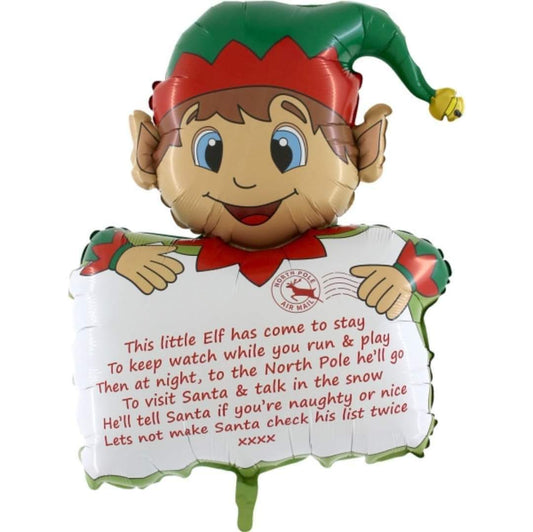 Large elf letter balloon