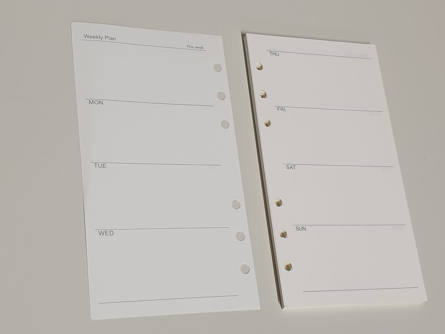 A6 Paper Inserts (White)