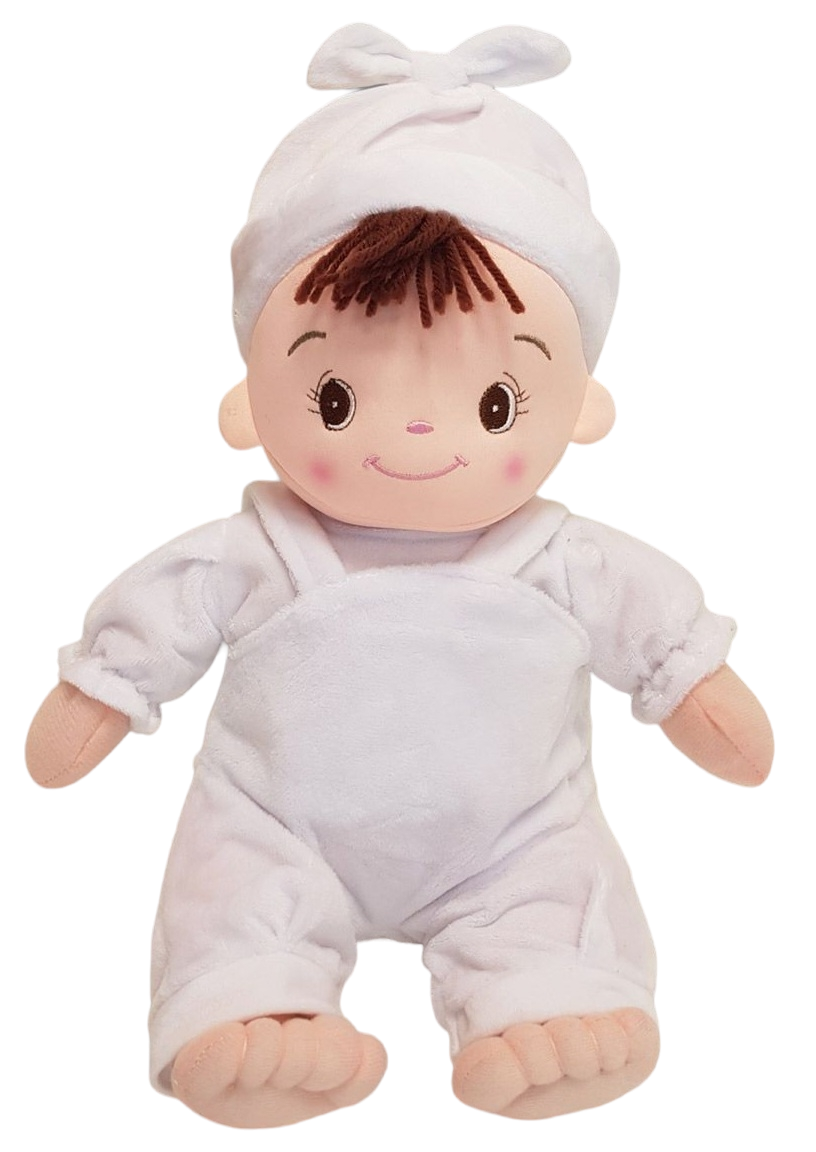 Plush Baby With Dungarees