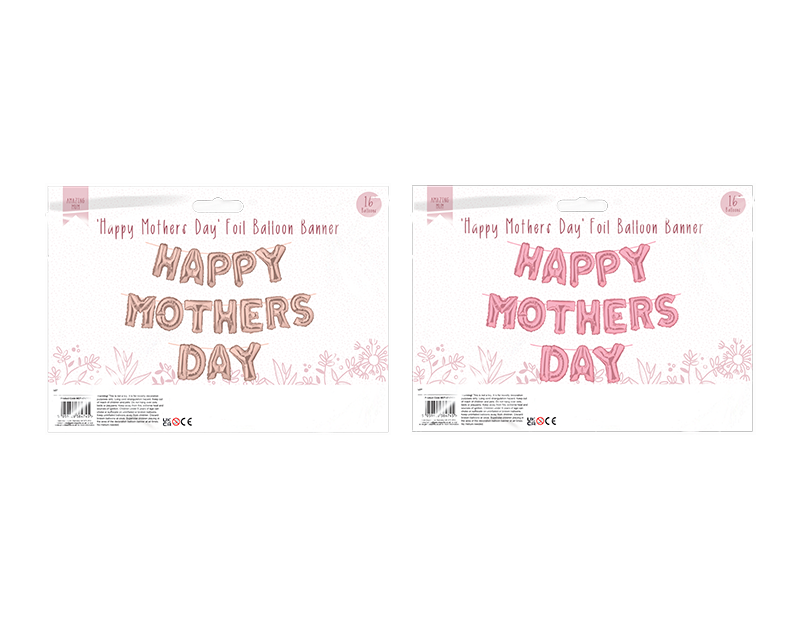 Happy Mother's Day Foil Balloon Banner