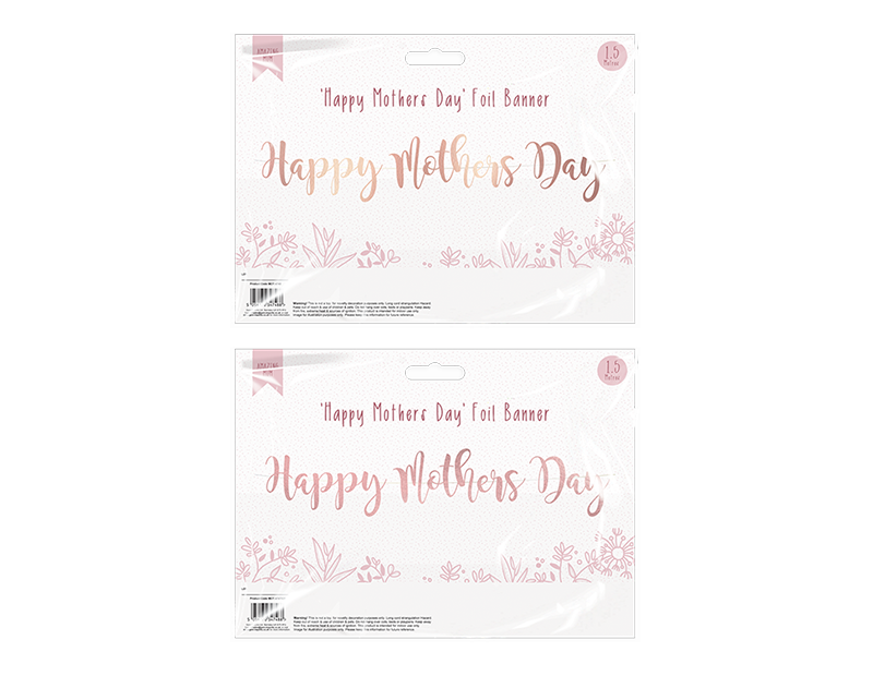 Happy Mother's Day Foil Banner